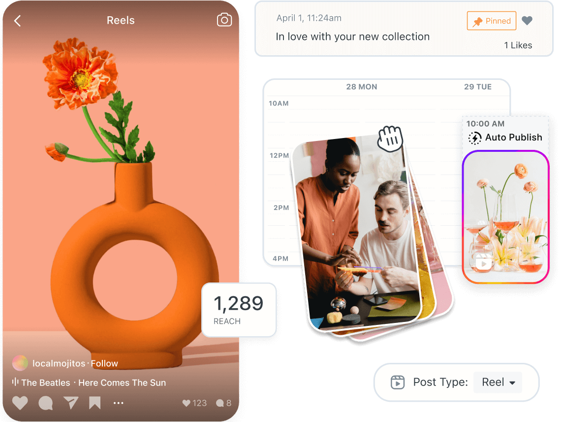 Use Later to schedule Instagram reels, view Reels analytics and connect with your Instagram followers