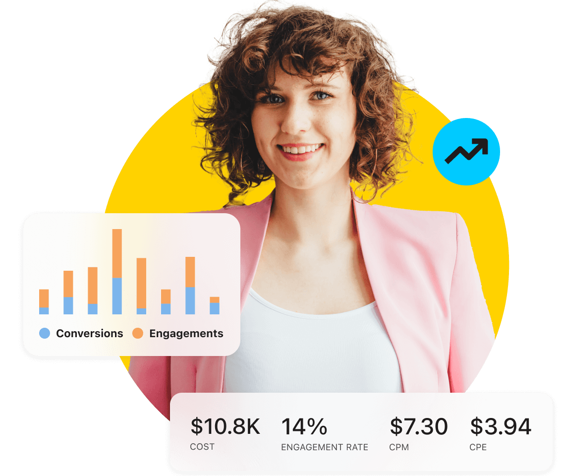 Find the best influencers for your brand and execute your strategy alongside the Later Services team