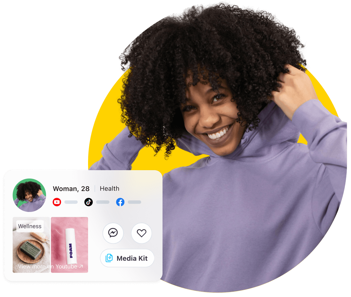 Curly haired creator finds brand deals using Later Influence
