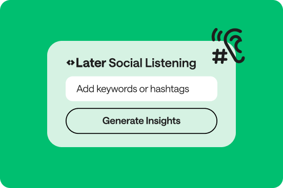 Thumbnail image for Later Social Listening press release