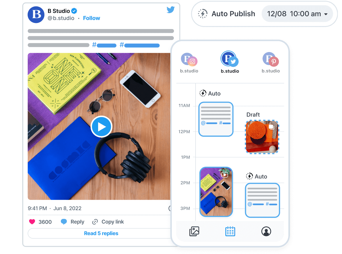 Draft and schedule tweets to automatically publish using Later